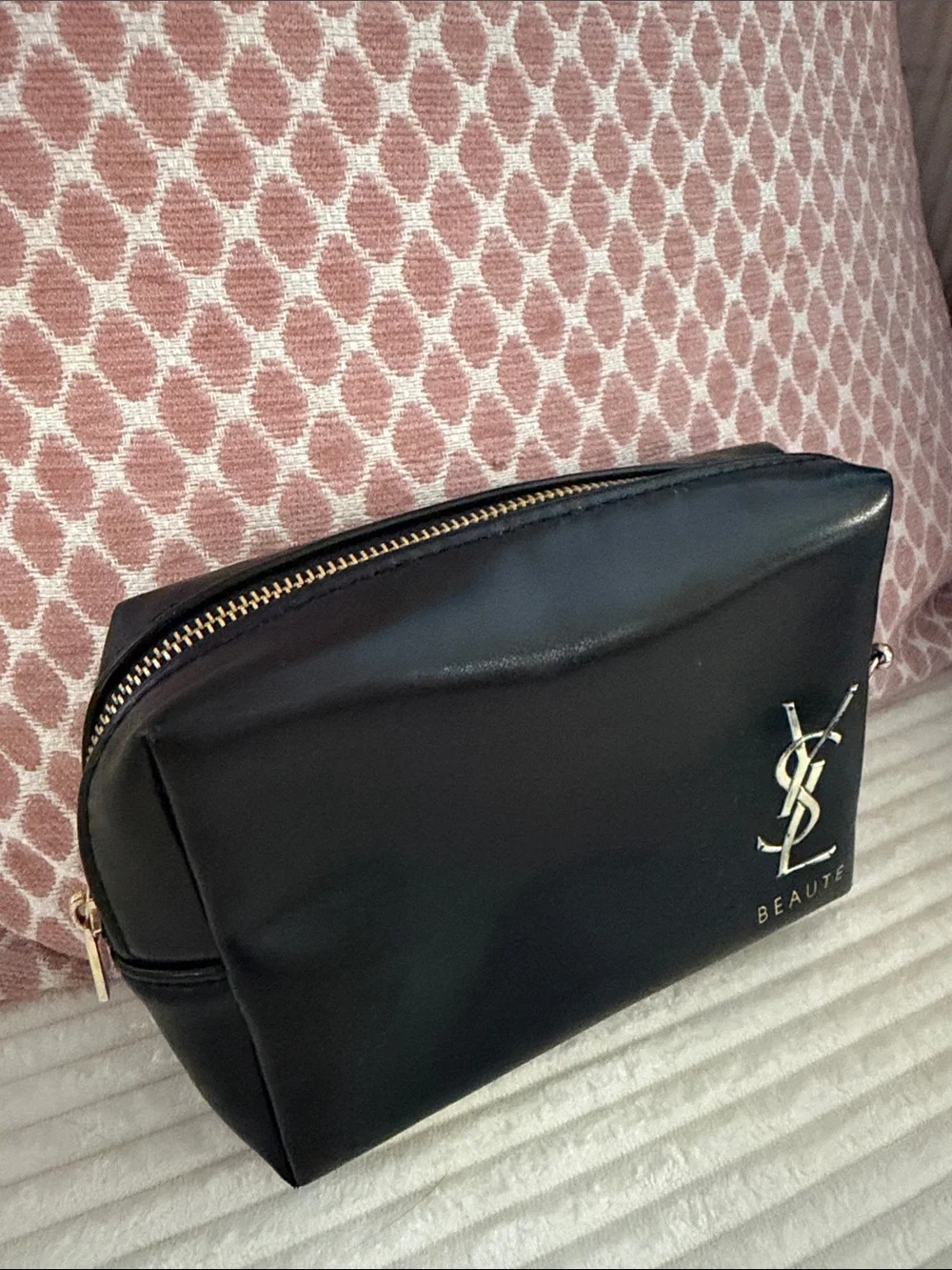 YSL Black Cosmetic Pouch